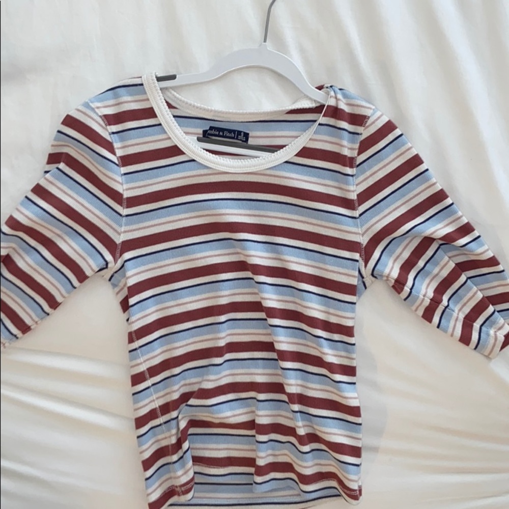 Multi colored striped shirt